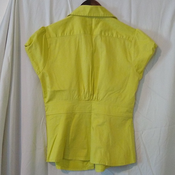 Chartreuse button down - Picture 2 of 3